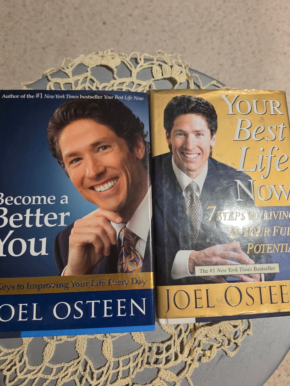 JOEL OSTEEN HARDCOVER 2 BOOKS | Your Best Life Now & Become Better You
